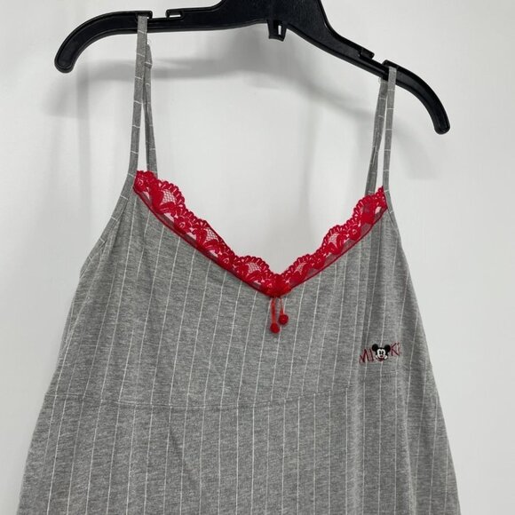 Adorable Lingerie Mickey Mouse red lace trim slip - Picture 8 of 16